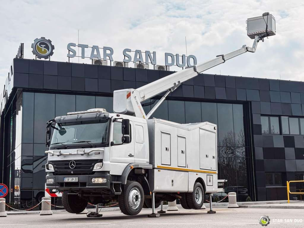 Mercedes-Benz 1529 4x4 Atego Lift Palfinger Wumag WT 230 - Автовишка: снимка 3 Mercedes-Benz 1529 4x4 Atego Lift Palfinger Wumag WT 230 - Автовишка: снимка 3