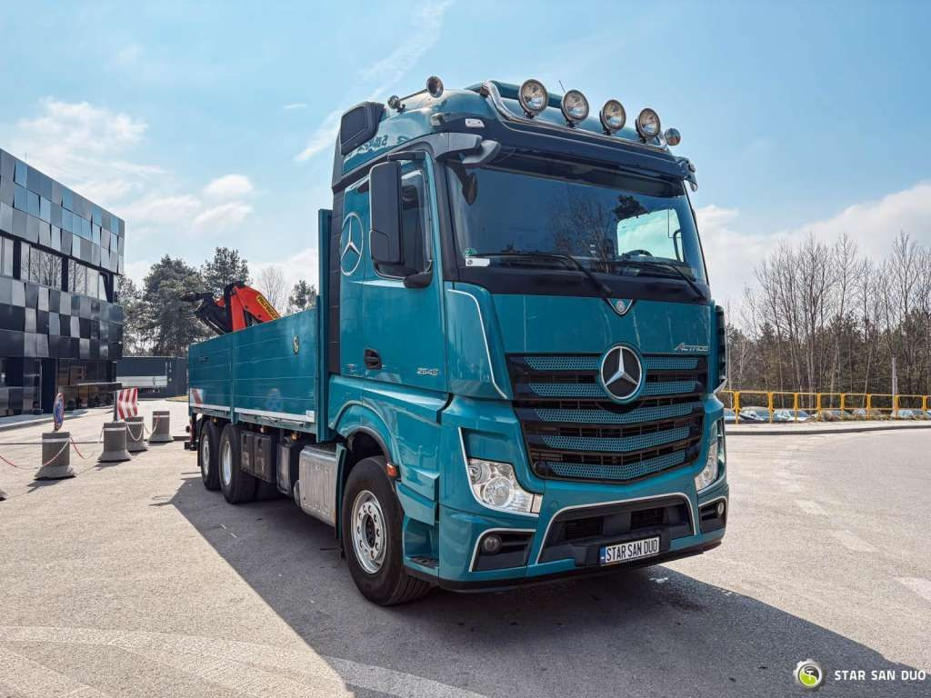 Mercedes-Benz ACTROS 2545 6x2 Palfinger PK 16001 HDS Crane Mercedes-Benz ACTROS 2545 6x2 Palfinger PK 16001 HDS Crane - Камион с кран, Бордови камион: снимка 5 Mercedes-Benz ACTROS 2545 6x2 Palfinger PK 16001 HDS Crane Mercedes-Benz ACTROS 2545 6x2 Palfinger PK 16001 HDS Crane - Камион с кран, Бордови камион: снимка 5