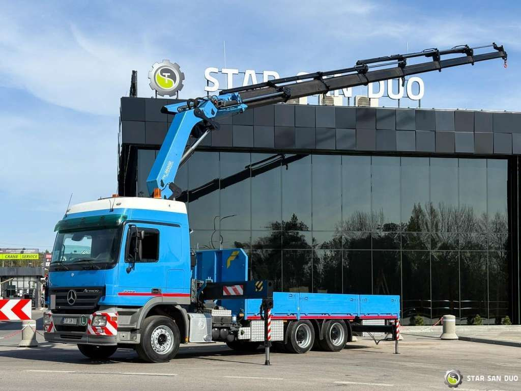 Mercedes-Benz ACTROS 2646L 6x4 PALFINGER 36002 Crane Winch - Камион с кран: снимка 1 Mercedes-Benz ACTROS 2646L 6x4 PALFINGER 36002 Crane Winch - Камион с кран: снимка 1