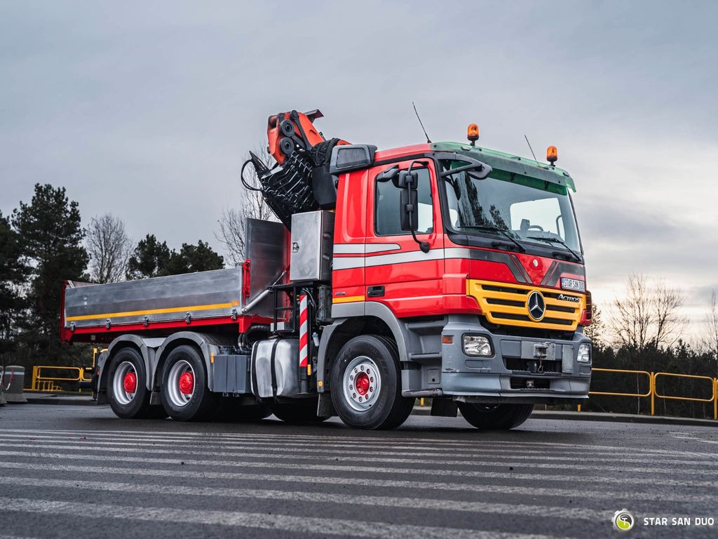 Mercedes-Benz ACTROS 2648 6x4 PALFINGER PK 29002 EURO 5 JIB - Камион с кран, Бордови камион: снимка 4 Mercedes-Benz ACTROS 2648 6x4 PALFINGER PK 29002 EURO 5 JIB - Камион с кран, Бордови камион: снимка 4