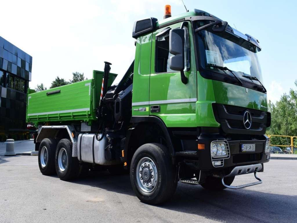 Mercedes-Benz ACTROS 3346 6x6 HIAB 244EP-4 Crane Kipper - Самосвал камион: снимка 4 Mercedes-Benz ACTROS 3346 6x6 HIAB 244EP-4 Crane Kipper - Самосвал камион: снимка 4