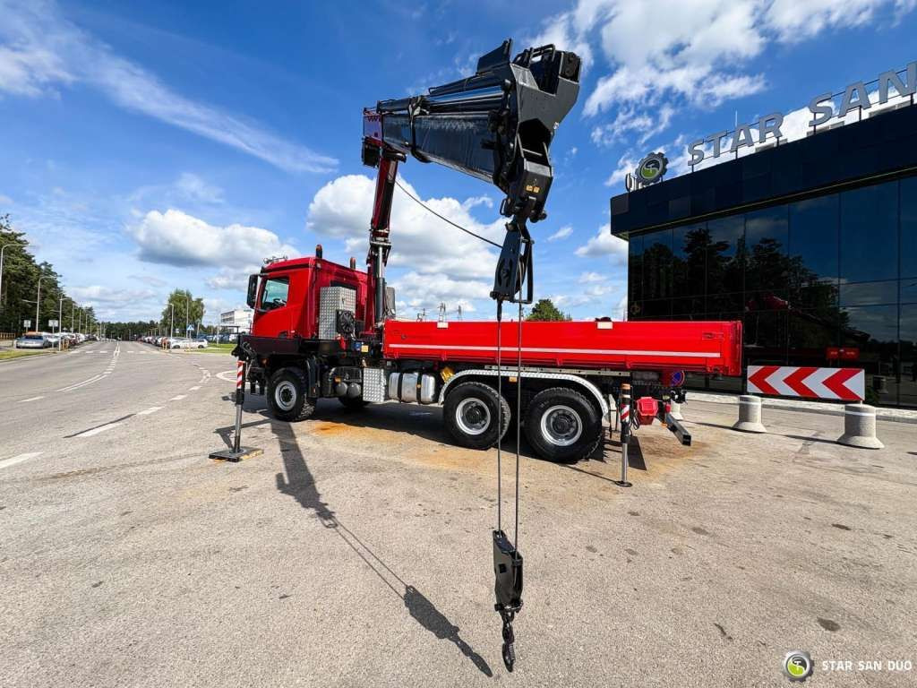 Mercedes-Benz AROCS 3345 6x6 HMF 3220 Winch Crane tipper - Камион с кран: снимка 4 Mercedes-Benz AROCS 3345 6x6 HMF 3220 Winch Crane tipper - Камион с кран: снимка 4
