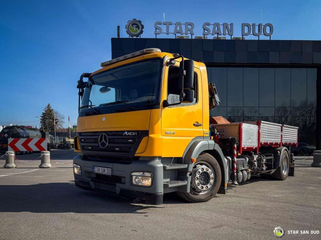 Mercedes-Benz AXOR 1824 4x2 HMF 975 HDS Crane Rotator Kipper Mercedes-Benz AXOR 1824 4x2 HMF 975 HDS Crane Rotator Kipper - Камион с кран, Самосвал камион: снимка 3 Mercedes-Benz AXOR 1824 4x2 HMF 975 HDS Crane Rotator Kipper Mercedes-Benz AXOR 1824 4x2 HMF 975 HDS Crane Rotator Kipper - Камион с кран, Самосвал камион: снимка 3