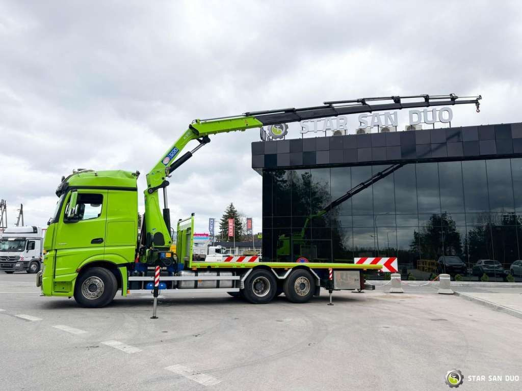 Mercedes-Benz Actros 6x2 HMF 3220 K7 Crane Mercedes-Benz Actros 6x2 HMF 3220 K7 Crane - Камион с кран, Бордови камион: снимка 3 Mercedes-Benz Actros 6x2 HMF 3220 K7 Crane Mercedes-Benz Actros 6x2 HMF 3220 K7 Crane - Камион с кран, Бордови камион: снимка 3