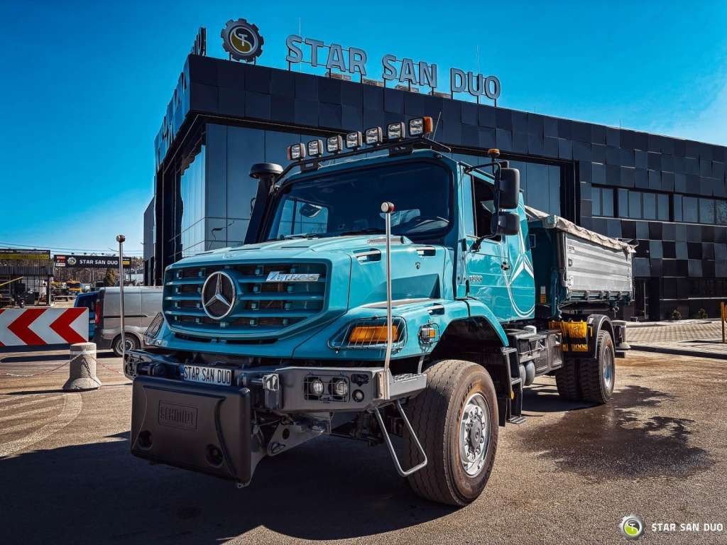Mercedes-Benz Zetros 1833 4x4 Kipper Camper Chassis - Самосвал камион: снимка 1 Mercedes-Benz Zetros 1833 4x4 Kipper Camper Chassis - Самосвал камион: снимка 1