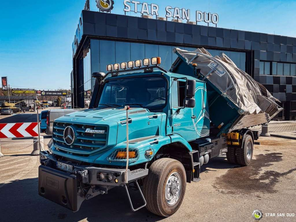 Mercedes-Benz Zetros 1833 4x4 Kipper Camper Chassis - Самосвал камион: снимка 5 Mercedes-Benz Zetros 1833 4x4 Kipper Camper Chassis - Самосвал камион: снимка 5