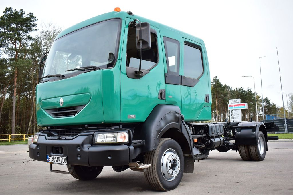 Renault MIDLUM 4x4 DOKA DUBEL KABINE CHASSIS - Шаси кабина: снимка 1 Renault MIDLUM 4x4 DOKA DUBEL KABINE CHASSIS - Шаси кабина: снимка 1