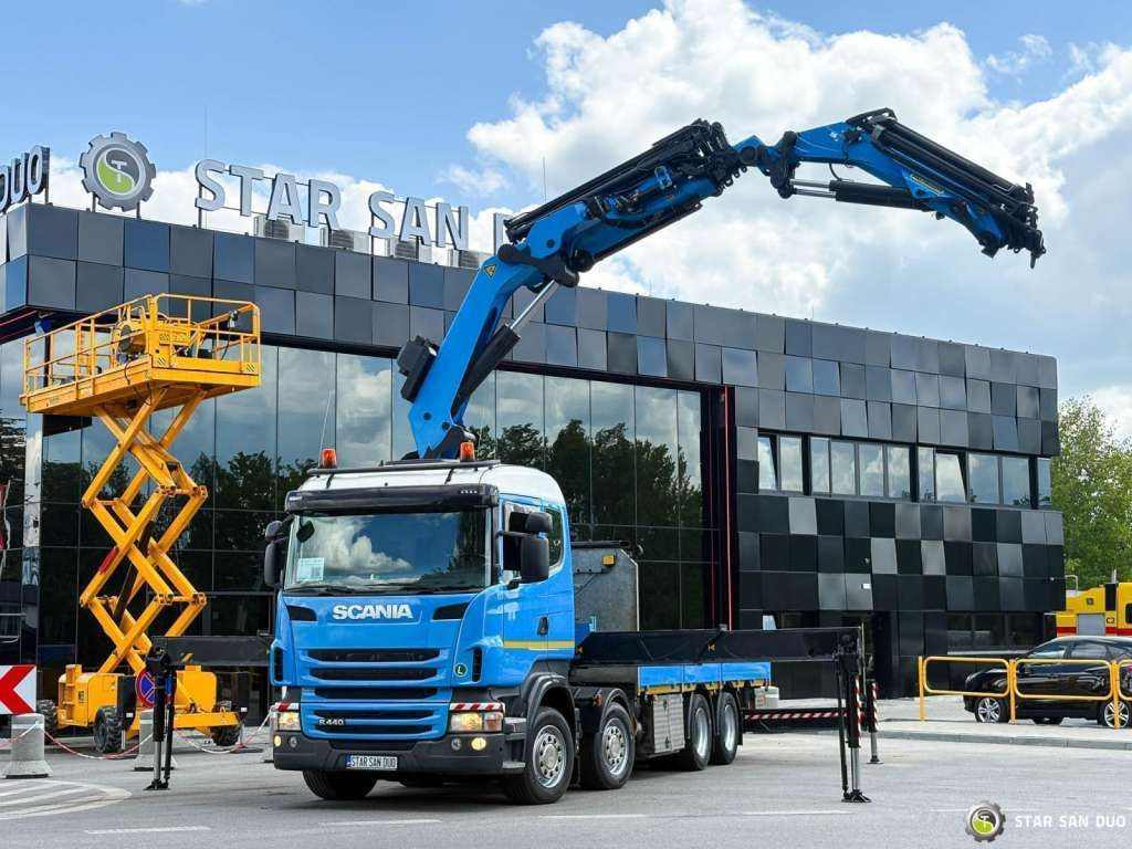 Scania R440 8x4 Palfinger PK50002 FLY JIB Crane Winch - Камион с кран: снимка 4 Scania R440 8x4 Palfinger PK50002 FLY JIB Crane Winch - Камион с кран: снимка 4