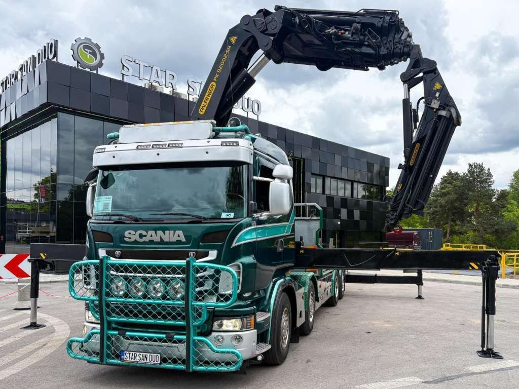 Scania R480 8x2 PALFINGER PK 92002 SH FLY JIB CRANE - Камион с кран: снимка 4 Scania R480 8x2 PALFINGER PK 92002 SH FLY JIB CRANE - Камион с кран: снимка 4