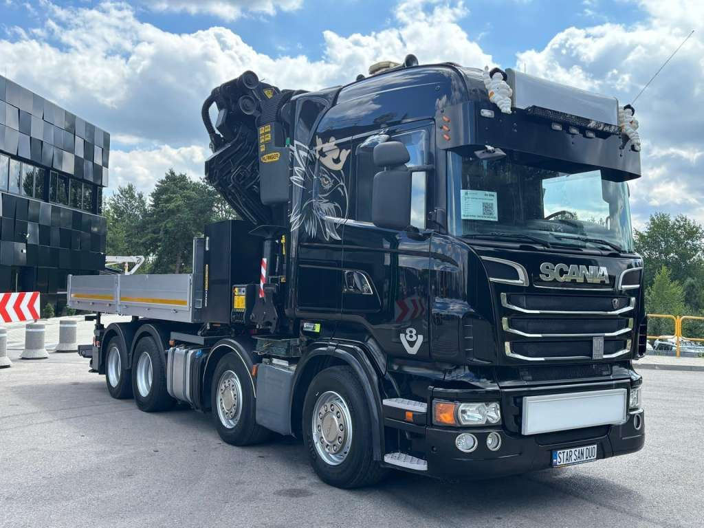 Scania R560 8x2 PALFINGER PK 92002 SH Fly Jib Winch 5t - Камион с кран: снимка 3 Scania R560 8x2 PALFINGER PK 92002 SH Fly Jib Winch 5t - Камион с кран: снимка 3