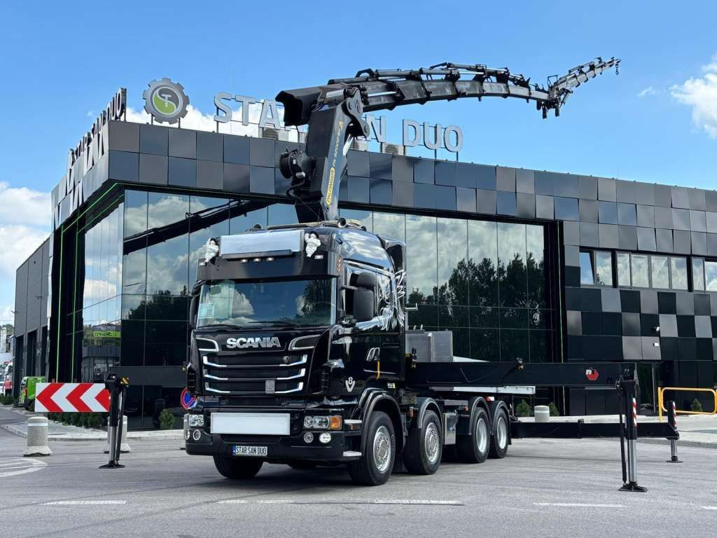 Scania R560 8x2 PALFINGER PK 92002 SH Fly Jib Winch 5t - Камион с кран: снимка 4 Scania R560 8x2 PALFINGER PK 92002 SH Fly Jib Winch 5t - Камион с кран: снимка 4