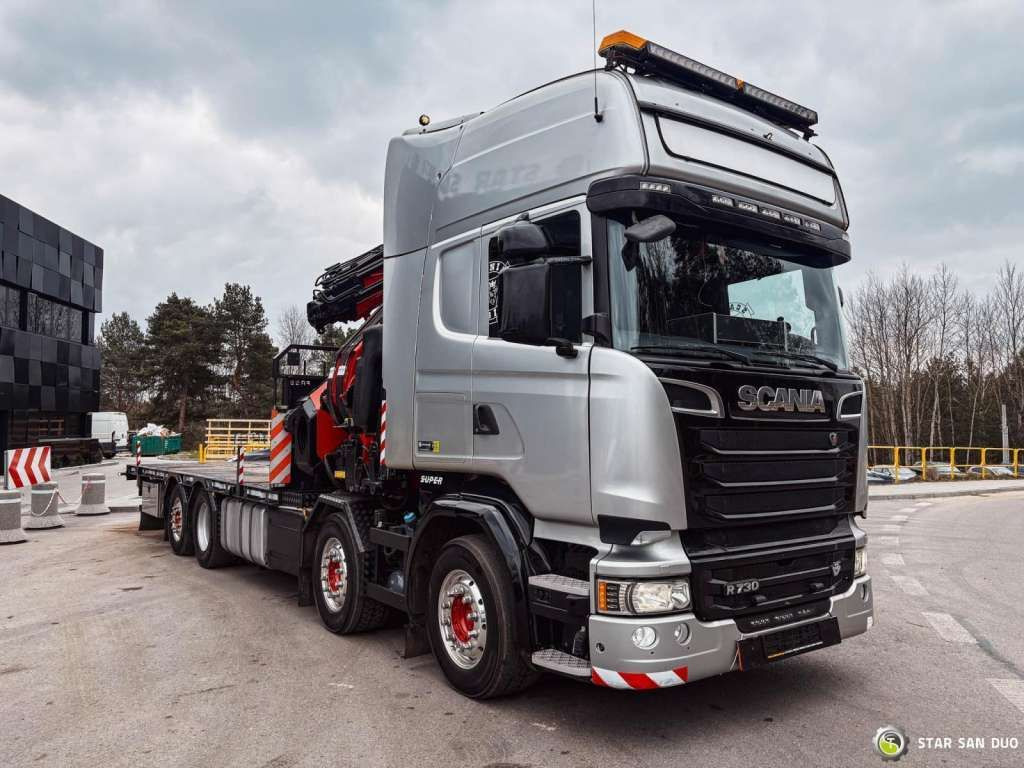 Scania R730 8x2 Fassi F990 Fly Jib 30m Crane Euro 6 - Камион с кран: снимка 3 Scania R730 8x2 Fassi F990 Fly Jib 30m Crane Euro 6 - Камион с кран: снимка 3