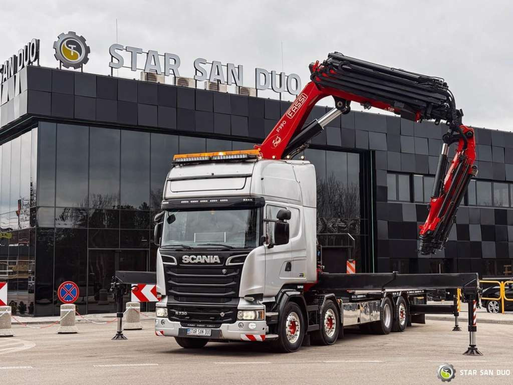Scania R730 8x2 Fassi F990 Fly Jib 30m Crane Euro 6 - Камион с кран: снимка 2 Scania R730 8x2 Fassi F990 Fly Jib 30m Crane Euro 6 - Камион с кран: снимка 2