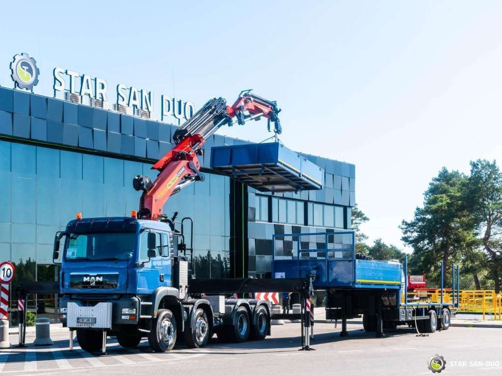 MAN TGA 35.440 8X6H PALFINGER 60002 Semi-trailer - Влекач: снимка 1 MAN TGA 35.440 8X6H PALFINGER 60002 Semi-trailer - Влекач: снимка 1