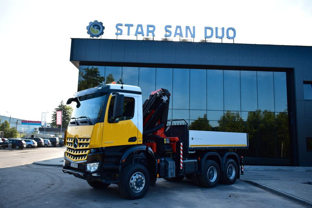 Mercedes-Benz AROCS 6x6 PALFINGER PK 33002 EURO 6 Crane Kran - Влекач: снимка 4 Mercedes-Benz AROCS 6x6 PALFINGER PK 33002 EURO 6 Crane Kran - Влекач: снимка 4