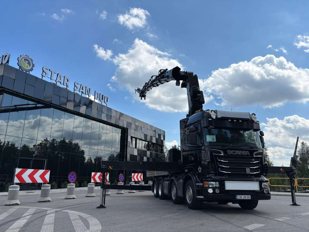 Влекач Scania  R560 8x2 PALFINGER PK 92002 SH Fly Jib Winch 5t: снимка 9