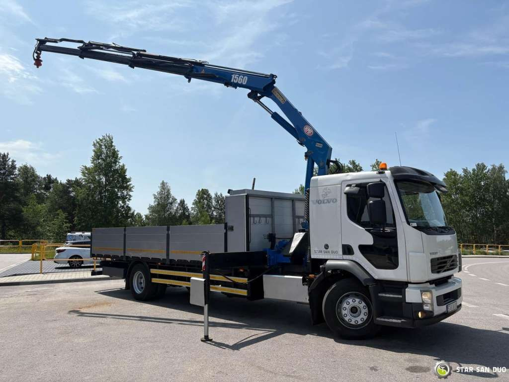 Volvo FE 240 4x2 HMF 1560 K3 HDS Rotator Crane Kran - Камион с кран: снимка 2 Volvo FE 240 4x2 HMF 1560 K3 HDS Rotator Crane Kran - Камион с кран: снимка 2