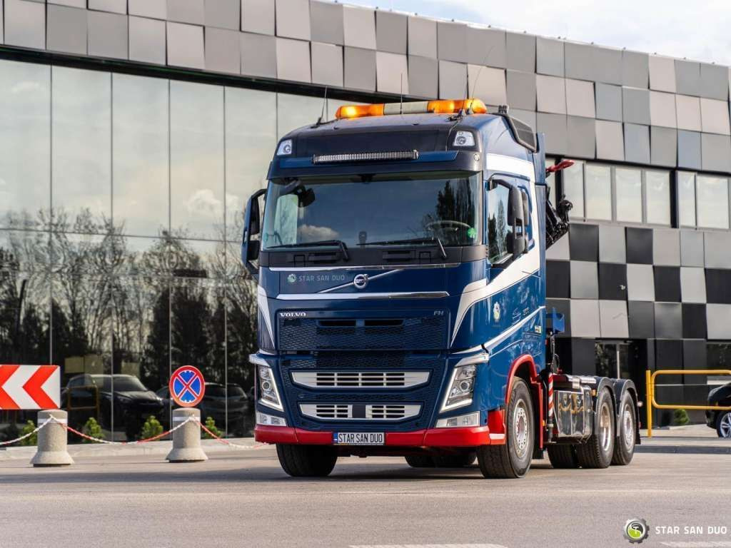 Volvo FH 500 6x2 HMF 3220-K5 HDS Crane Euro 6 - Камион с кран, Влекач: снимка 5 Volvo FH 500 6x2 HMF 3220-K5 HDS Crane Euro 6 - Камион с кран, Влекач: снимка 5
