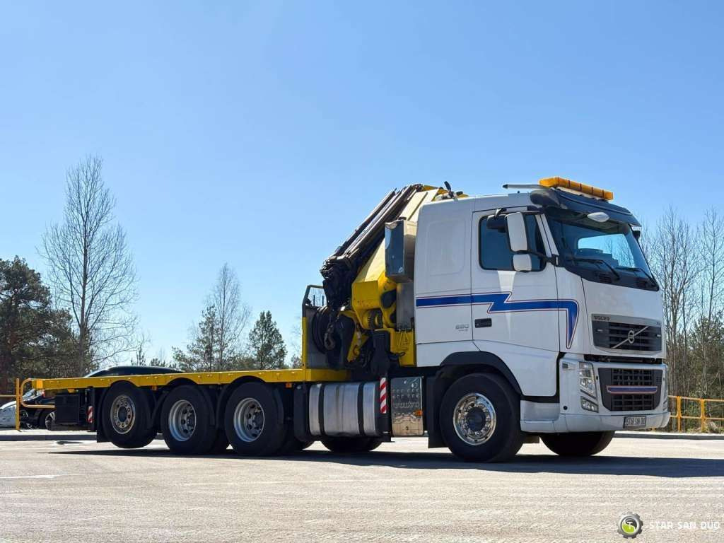 Volvo FH 520 8x4 HMF ODIN K6 EURO 5 FLY JIB Crane - Камион с кран: снимка 5 Volvo FH 520 8x4 HMF ODIN K6 EURO 5 FLY JIB Crane - Камион с кран: снимка 5