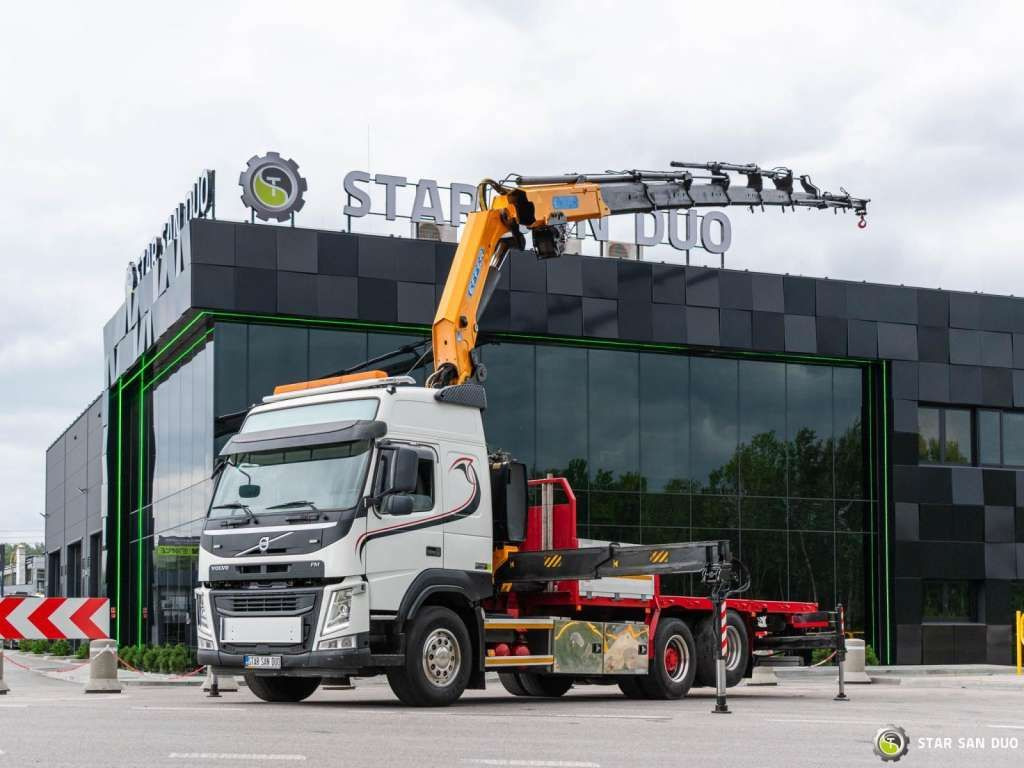 Volvo FM 450 6x2 EFFER 395/8S Euro 6 Crane Winch - Камион с кран: снимка 2 Volvo FM 450 6x2 EFFER 395/8S Euro 6 Crane Winch - Камион с кран: снимка 2