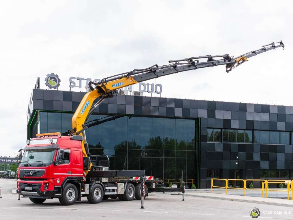 Volvo FMX 500 8x2 Effer 585 Fly Jib Winch Crane Kran - Камион с кран: снимка 1 Volvo FMX 500 8x2 Effer 585 Fly Jib Winch Crane Kran - Камион с кран: снимка 1