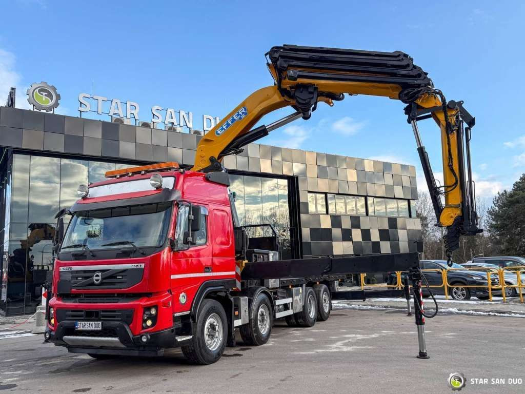 Volvo FMX 500 8x2 Effer 585 Fly Jib Winch Crane Kran Volvo FMX 500 8x2 Effer 585 Fly Jib Winch Crane Kran - Камион с кран, Бордови камион: снимка 3 Volvo FMX 500 8x2 Effer 585 Fly Jib Winch Crane Kran Volvo FMX 500 8x2 Effer 585 Fly Jib Winch Crane Kran - Камион с кран, Бордови камион: снимка 3
