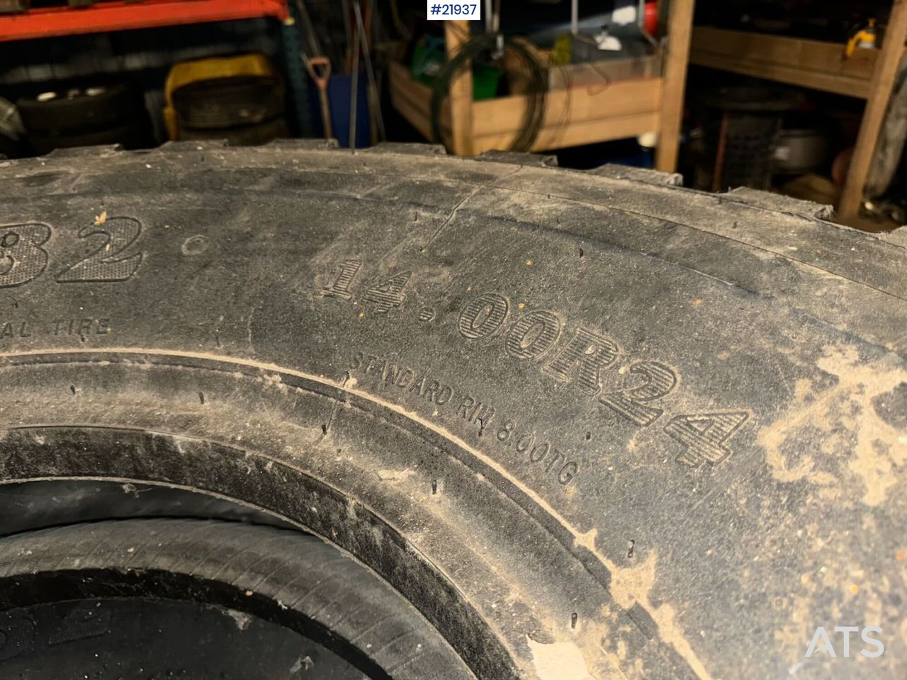 4 stk dekk til hjullaster eller veghøvel - Гума за Строителна техника: снимка 5 4 stk dekk til hjullaster eller veghøvel - Гума за Строителна техника: снимка 5