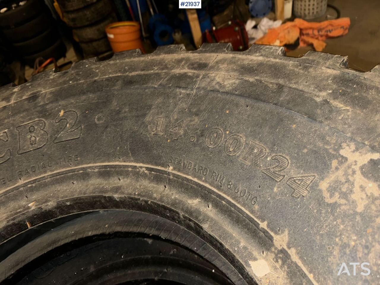 4 stk dekk til hjullaster eller veghøvel - Гума за Строителна техника: снимка 4 4 stk dekk til hjullaster eller veghøvel - Гума за Строителна техника: снимка 4