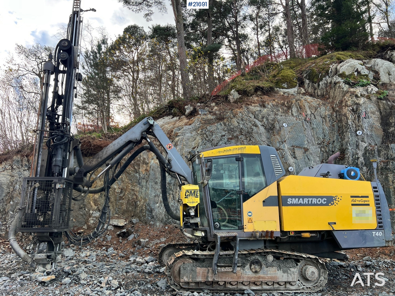 Atlas Copco Flexiroc T40-11 borerigg m/2540 hammer,CME sliper og gps - Пробивна машина: снимка 2 Atlas Copco Flexiroc T40-11 borerigg m/2540 hammer,CME sliper og gps - Пробивна машина: снимка 2