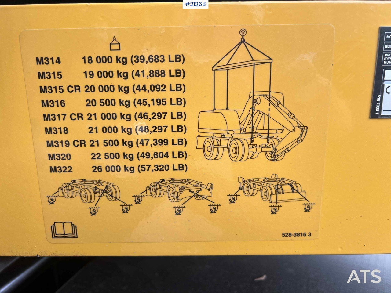 Колесен багер CAT M315 Hjulmaskin m/ graveskuffe, rotortilt, pusseskuffe: снимка 38