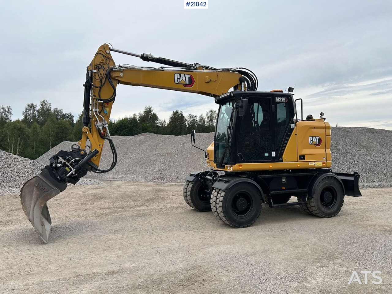 CAT M315 hjulgraver m/ tilt og skuffe - Багер: снимка 1 CAT M315 hjulgraver m/ tilt og skuffe - Багер: снимка 1