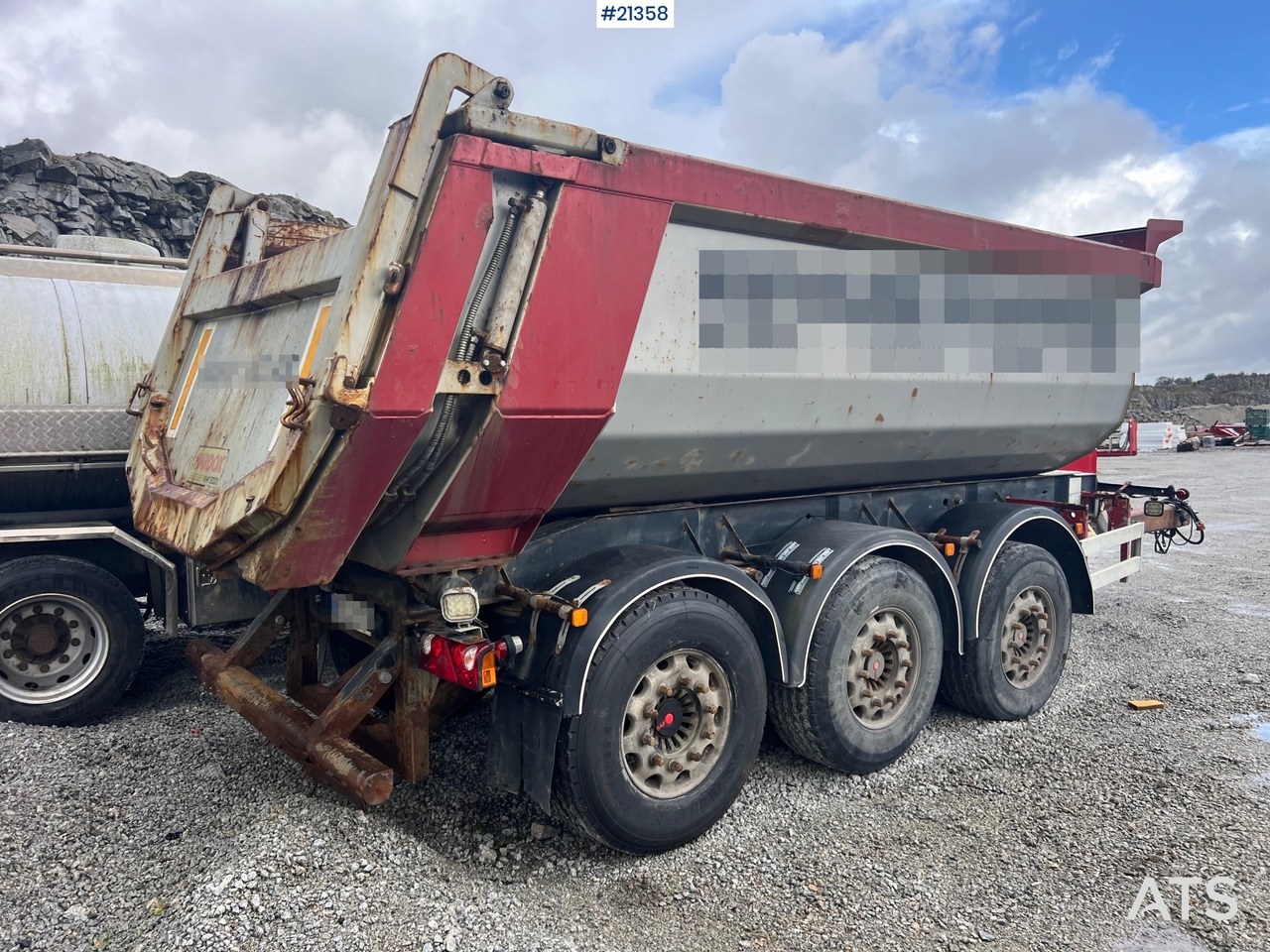 Carnehl 3 akslet - Самосвал ремарке: снимка 3 Carnehl 3 akslet - Самосвал ремарке: снимка 3