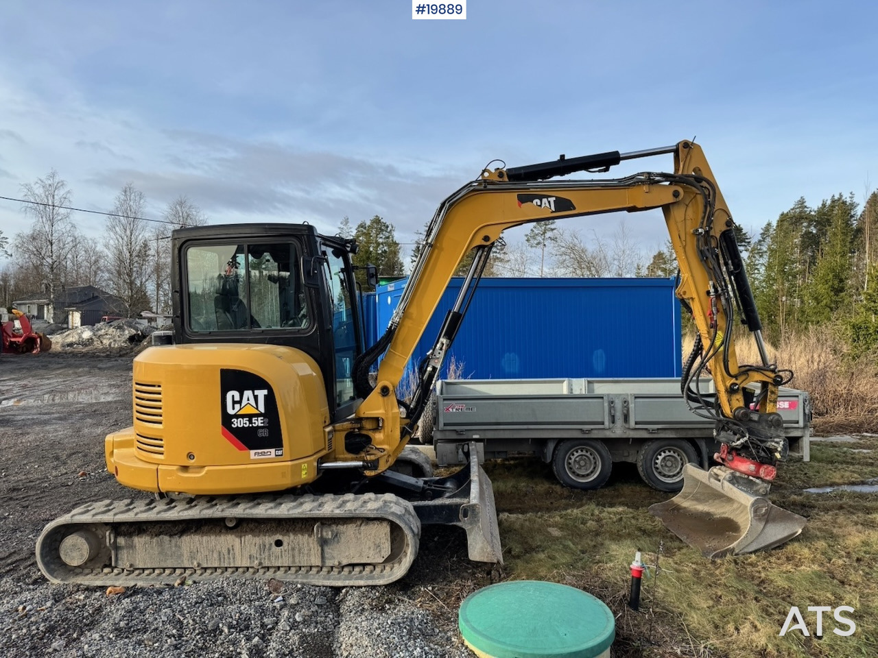 Caterpillar 305.5E2 - Багер: снимка 2 Caterpillar 305.5E2 - Багер: снимка 2