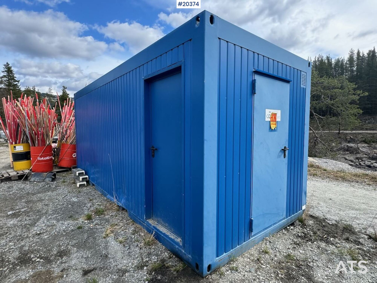Containerbrakke med tre innganger - Жилищен контейнер: снимка 5 Containerbrakke med tre innganger - Жилищен контейнер: снимка 5