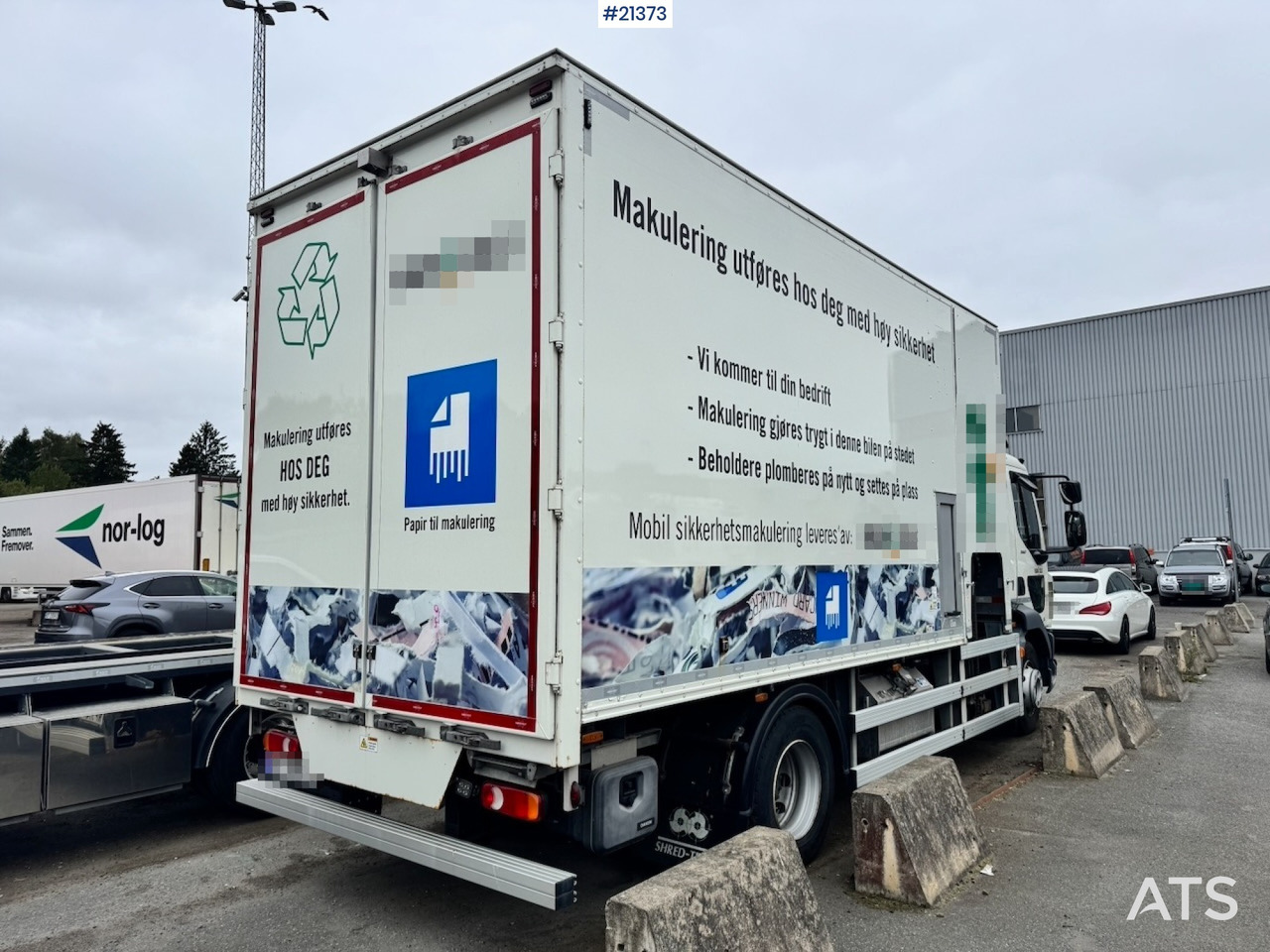 Индустриален шредер, Камион DAF LF 260: снимка 7