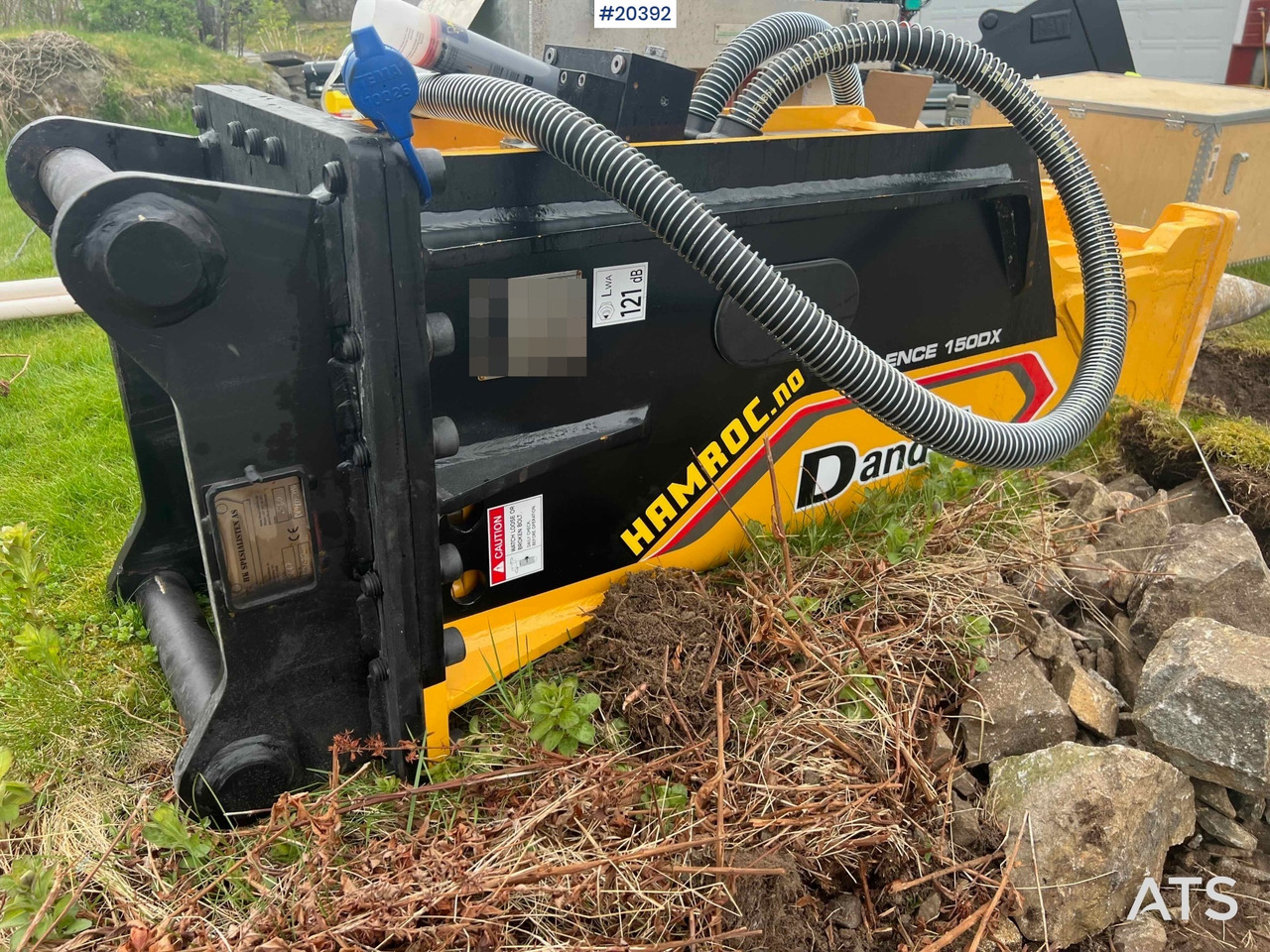 Danda D&A150DX pigg hammer (1231 kg ) m/ s60 feste - Хидравличен чук: снимка 4 Danda D&A150DX pigg hammer (1231 kg ) m/ s60 feste - Хидравличен чук: снимка 4