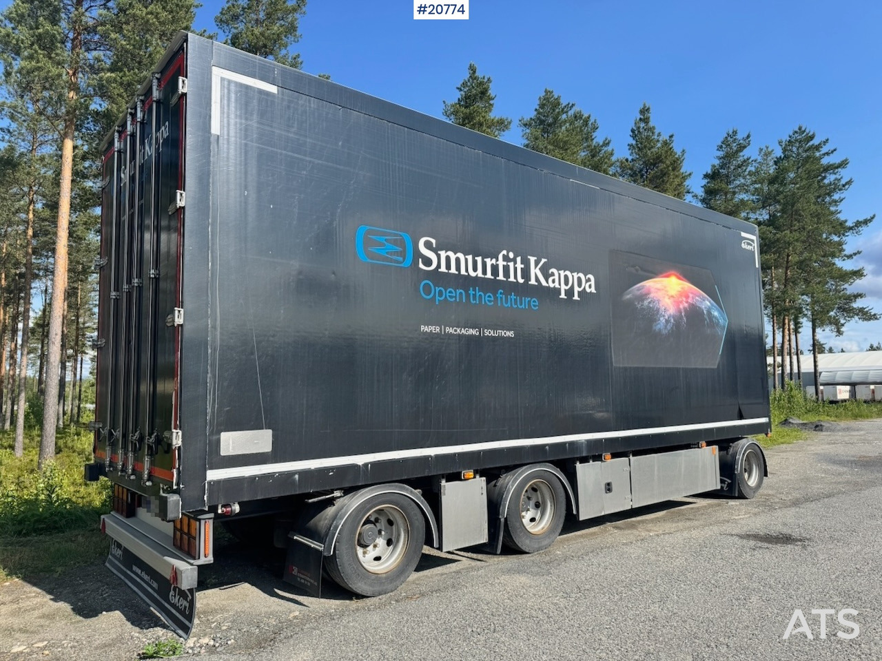 Ekeri skapslep - Затворена каросерия ремарке: снимка 4 Ekeri skapslep - Затворена каросерия ремарке: снимка 4