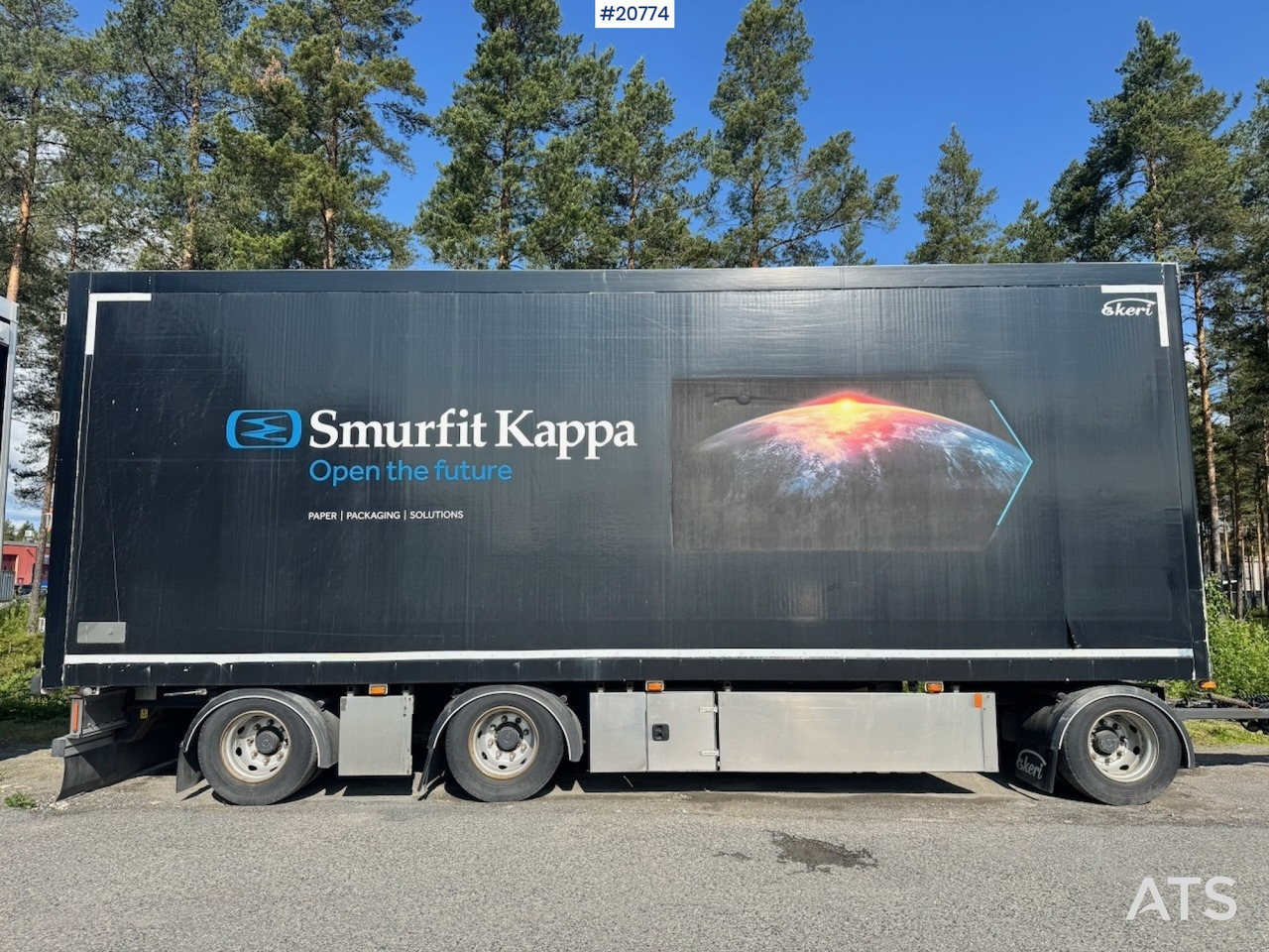 Ekeri skapslep - Затворена каросерия ремарке: снимка 3 Ekeri skapslep - Затворена каросерия ремарке: снимка 3