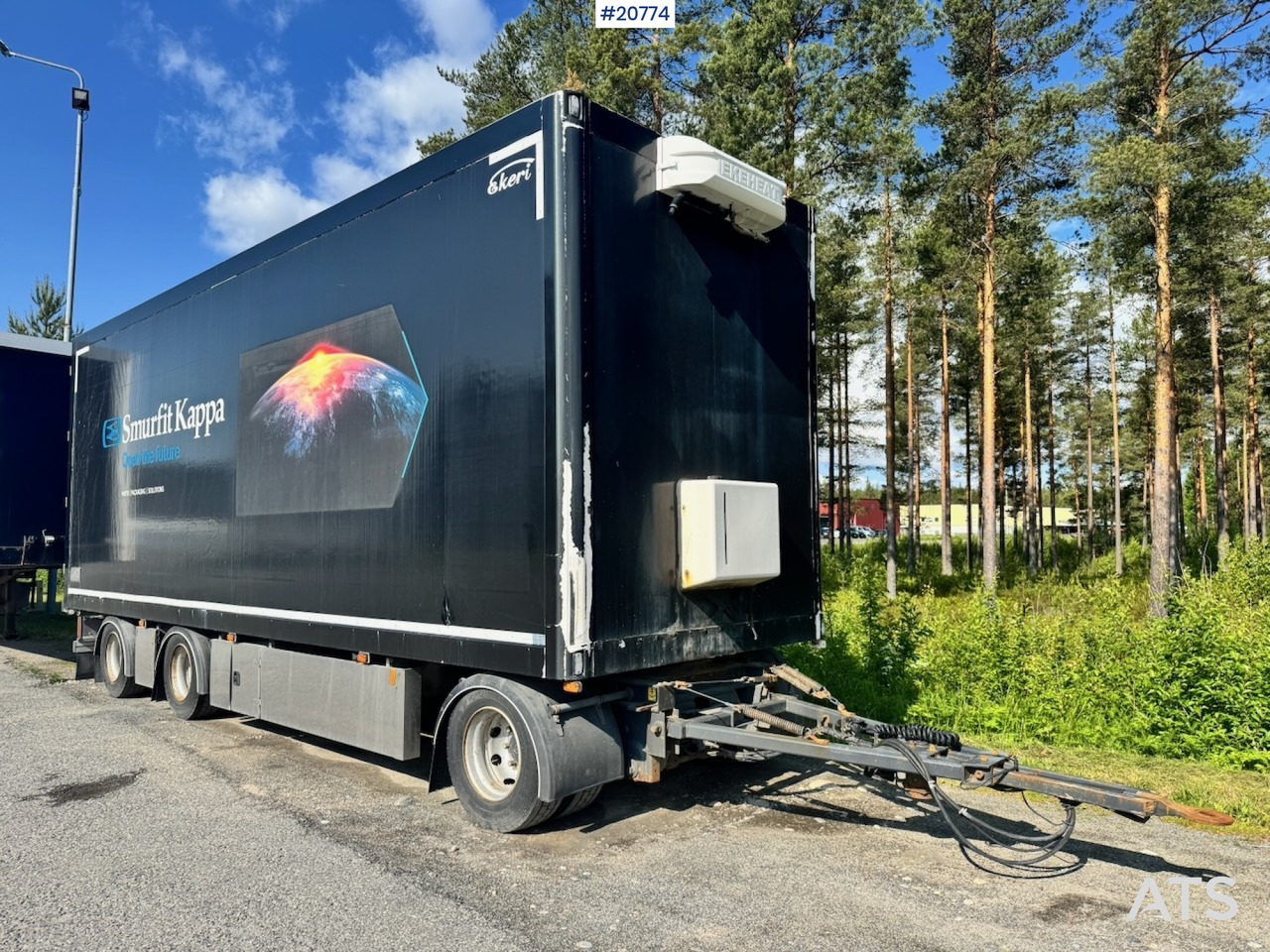 Ekeri skapslep - Затворена каросерия ремарке: снимка 1 Ekeri skapslep - Затворена каросерия ремарке: снимка 1