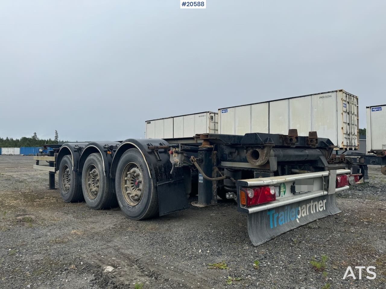 F.A.G containerkjerre - Контейнеровоз/ Сменна каросерия ремарке: снимка 3 F.A.G containerkjerre - Контейнеровоз/ Сменна каросерия ремарке: снимка 3