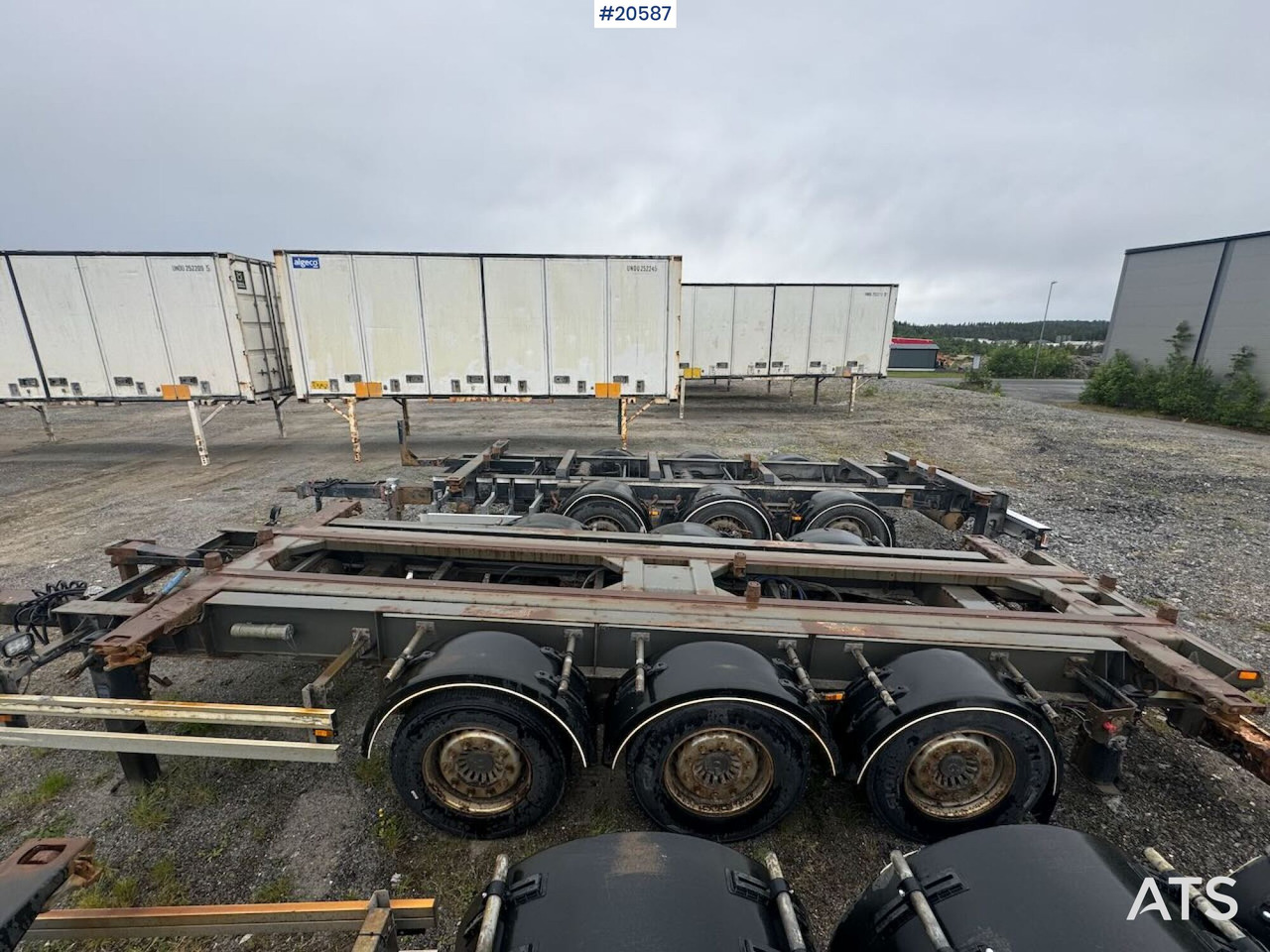 F.A.G containerkjerre - Контейнеровоз/ Сменна каросерия ремарке: снимка 2 F.A.G containerkjerre - Контейнеровоз/ Сменна каросерия ремарке: снимка 2