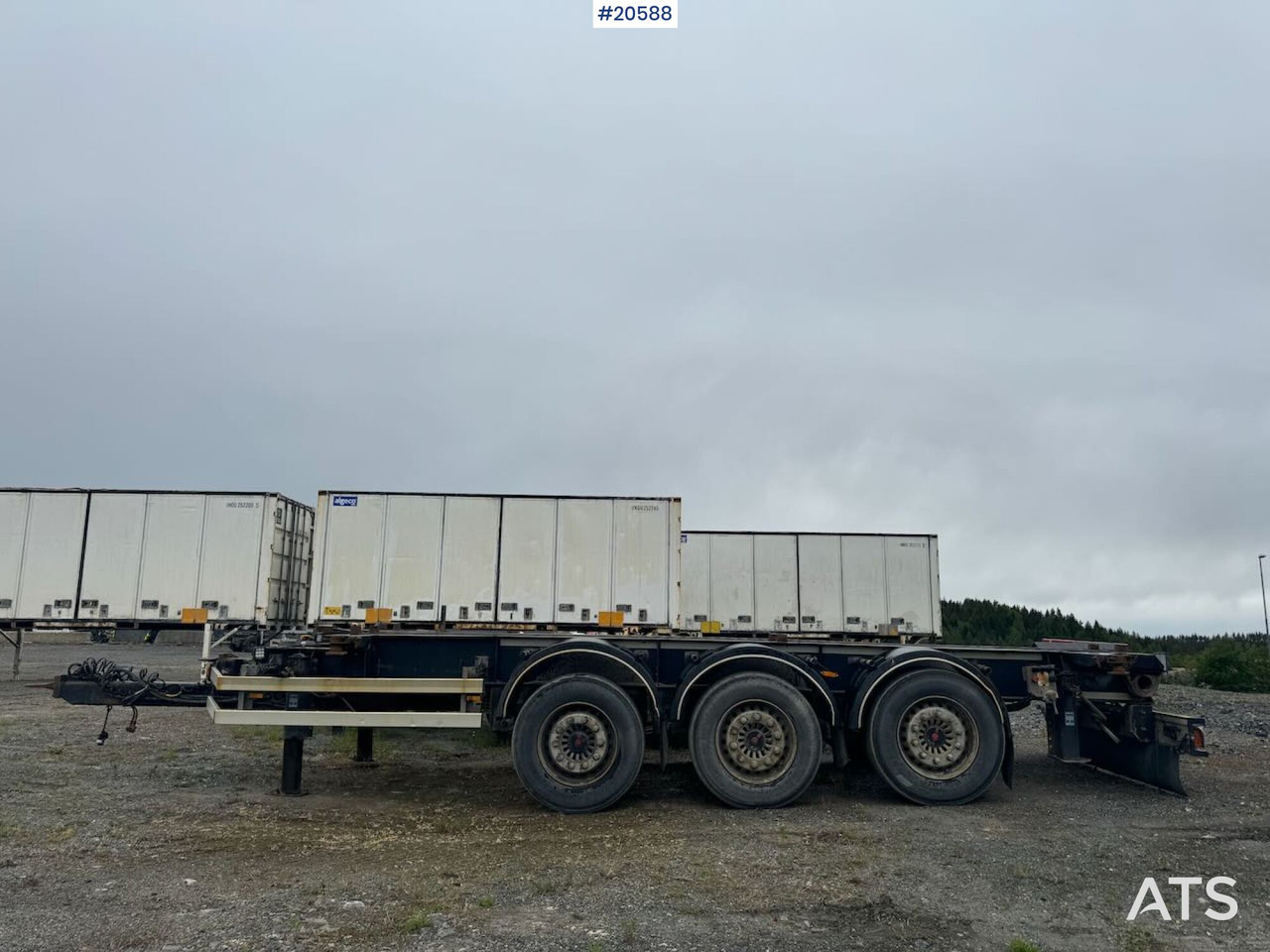 F.A.G containerkjerre - Контейнеровоз/ Сменна каросерия ремарке: снимка 2 F.A.G containerkjerre - Контейнеровоз/ Сменна каросерия ремарке: снимка 2