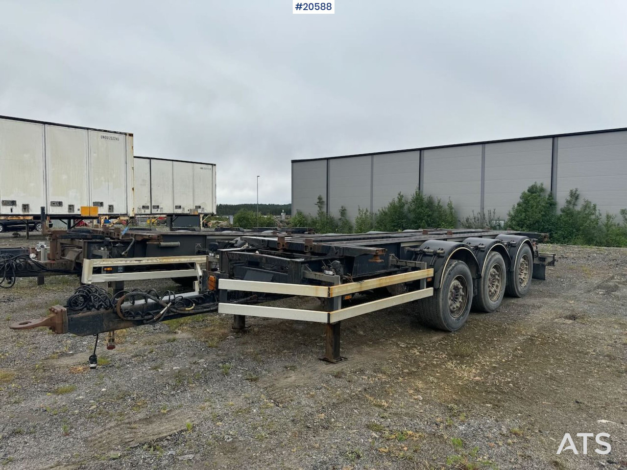 F.A.G containerkjerre - Контейнеровоз/ Сменна каросерия ремарке: снимка 1 F.A.G containerkjerre - Контейнеровоз/ Сменна каросерия ремарке: снимка 1