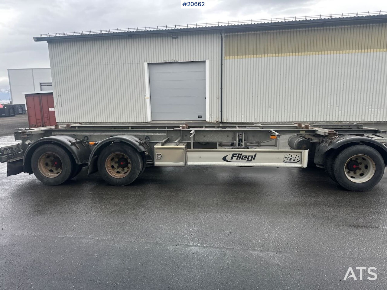 Fliegl containerhenger - Контейнеровоз/ Сменна каросерия ремарке: снимка 2 Fliegl containerhenger - Контейнеровоз/ Сменна каросерия ремарке: снимка 2