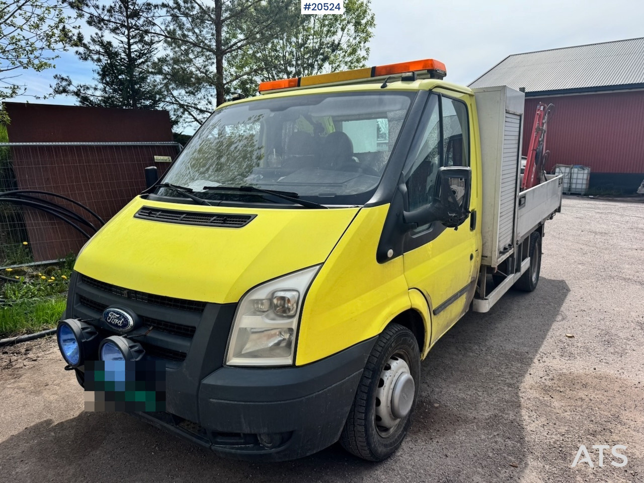 Ford Transit - Бордови бус, Камион с кран: снимка 1 Ford Transit - Бордови бус, Камион с кран: снимка 1