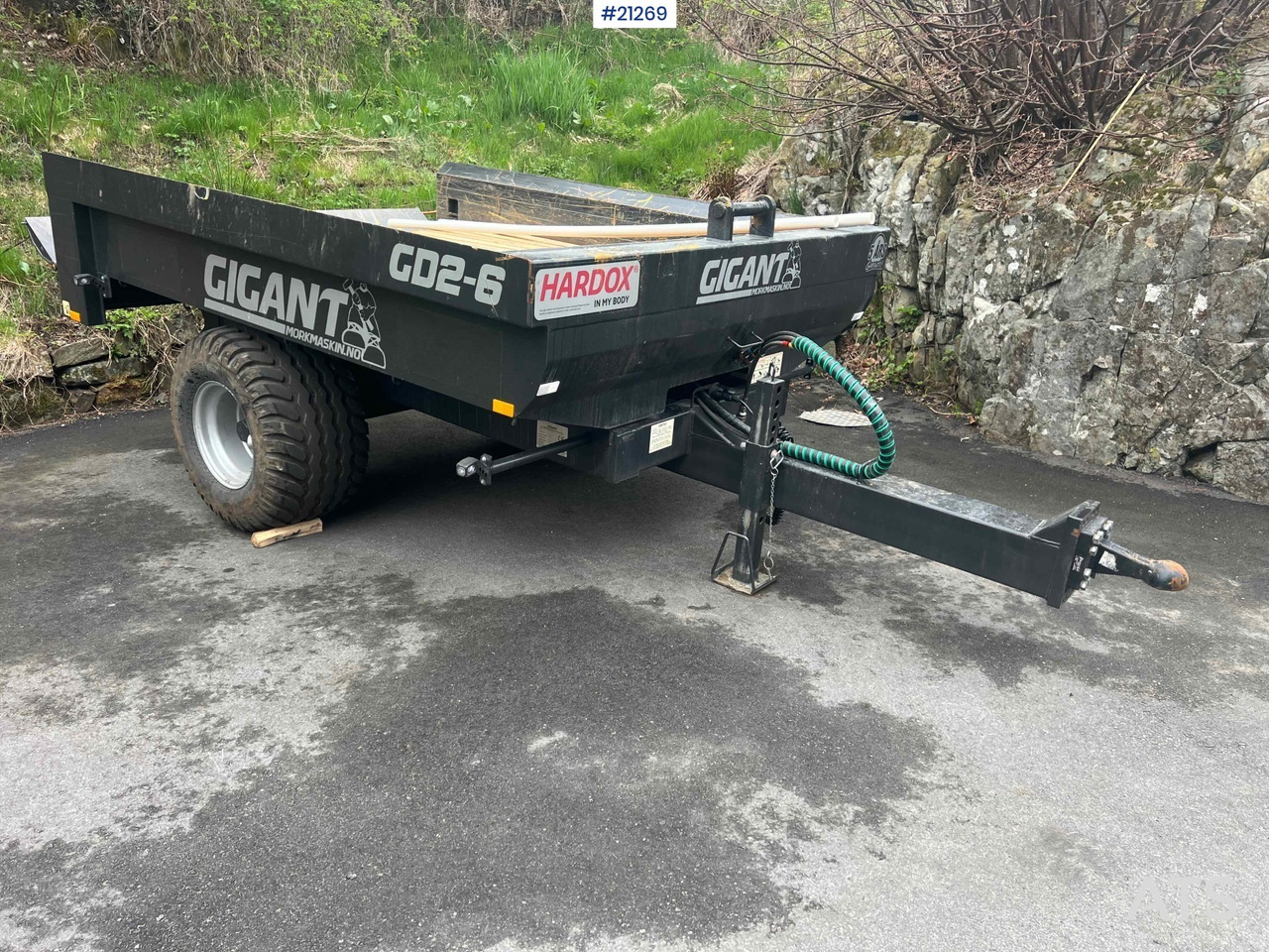 Gigant Hjulmaskin Henger - Ремарке за строителна техника: снимка 1 Gigant Hjulmaskin Henger - Ремарке за строителна техника: снимка 1