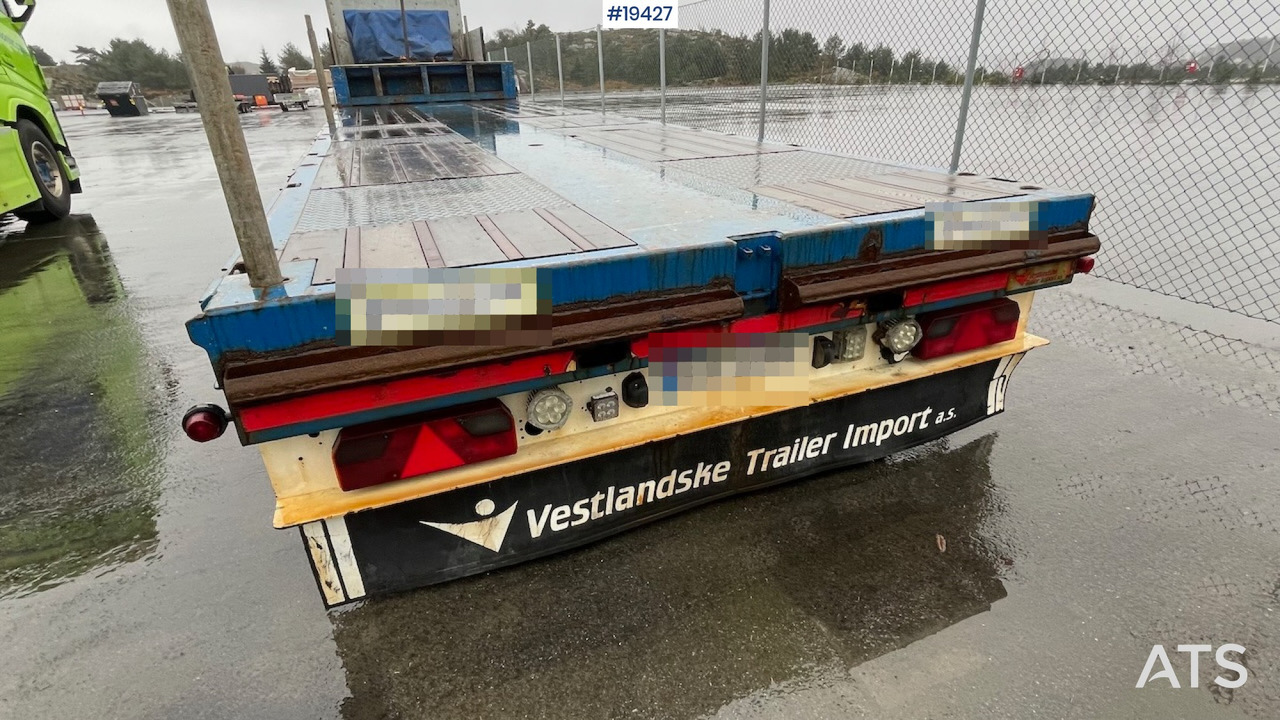 HRD Jumbosemi m/ uttrekk - Нискорамна площадка полуремарке: снимка 3 HRD Jumbosemi m/ uttrekk - Нискорамна площадка полуремарке: снимка 3