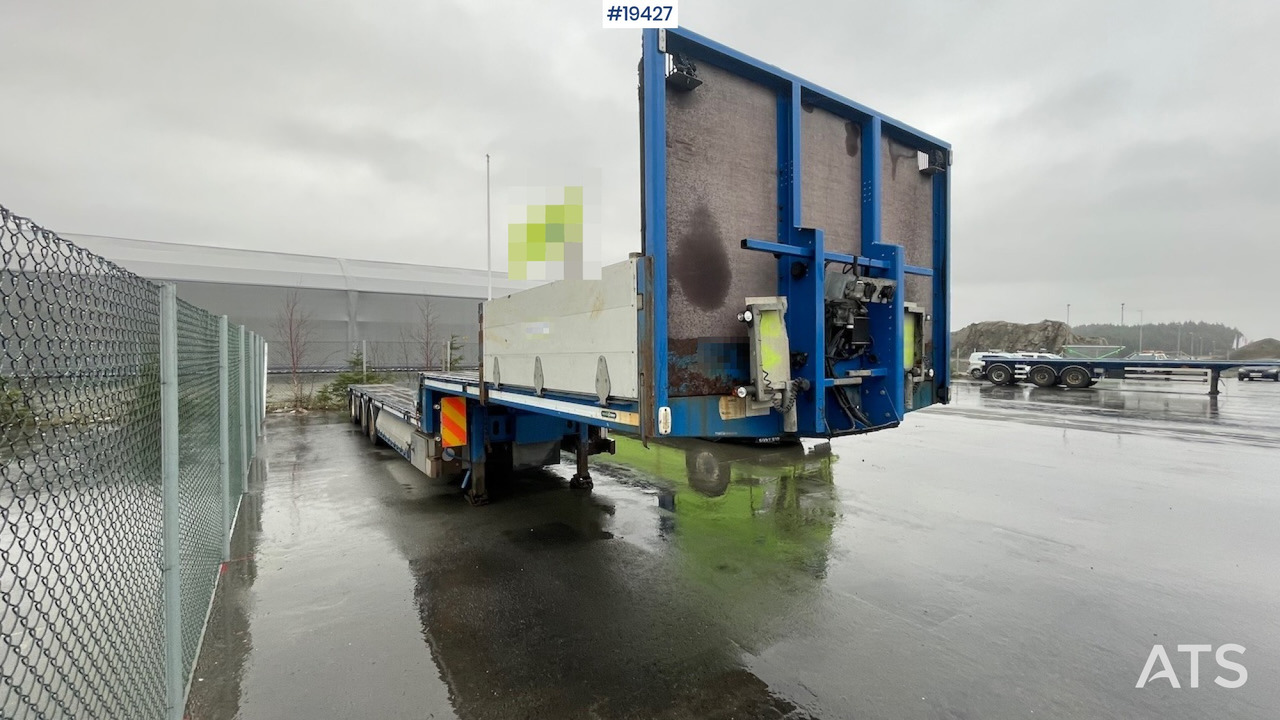 HRD Jumbosemi m/ uttrekk - Нискорамна площадка полуремарке: снимка 1 HRD Jumbosemi m/ uttrekk - Нискорамна площадка полуремарке: снимка 1