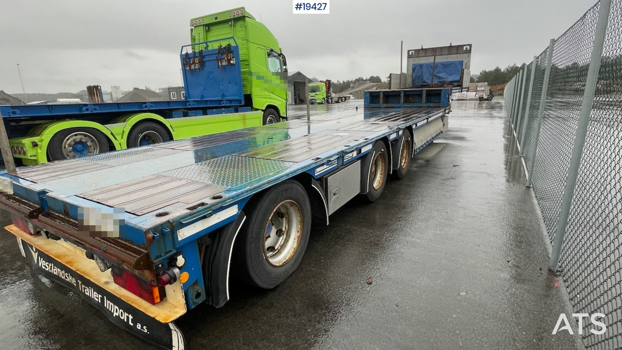 HRD Jumbosemi m/ uttrekk - Нискорамна площадка полуремарке: снимка 4 HRD Jumbosemi m/ uttrekk - Нискорамна площадка полуремарке: снимка 4