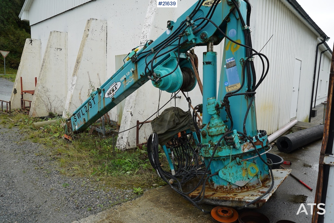 Heila Heila HMR12-1S kran med vinsj (stått på båt) - Кран за камион: снимка 3 Heila Heila HMR12-1S kran med vinsj (stått på båt) - Кран за камион: снимка 3